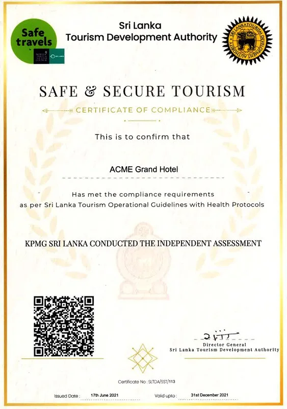 Safe & Secure Tourism
